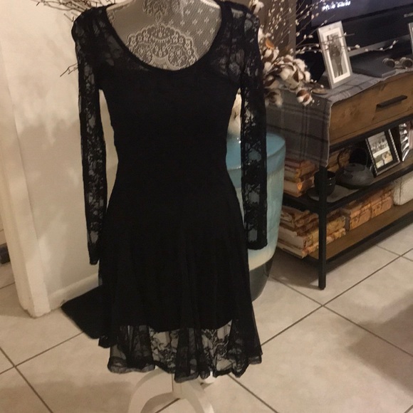 See You Monday Dresses & Skirts - NWOT black lined lace dress